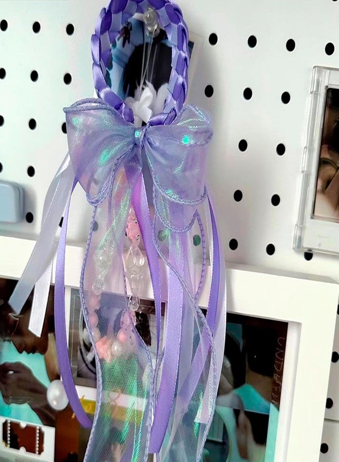 Bits & Bobs قطع صغيرة | شريط أورجانزا ليزري بعرض 1.5 بوصة وطول 10 ياردات لتغليف الهدايا، وصنع الأقواس، والأعمال اليدوية، وباقات الزهور، والأكاليل، والمخبوزات، وحفلات استقبال المولود، وحفلات الزفاف، وحفلات عيد الحب، وتزيين أشجار عيد الميلاد (أرجواني فاتح) - Image 2